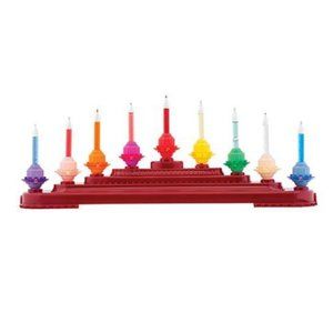 Shiny Brite Multicolor Bubble Light Candolier Candelabra Christmas Vintage Inspi